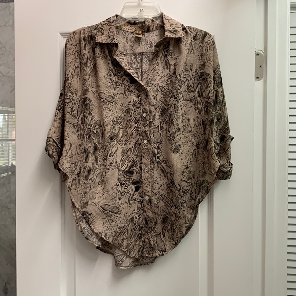 Snakeskin Top - Medium